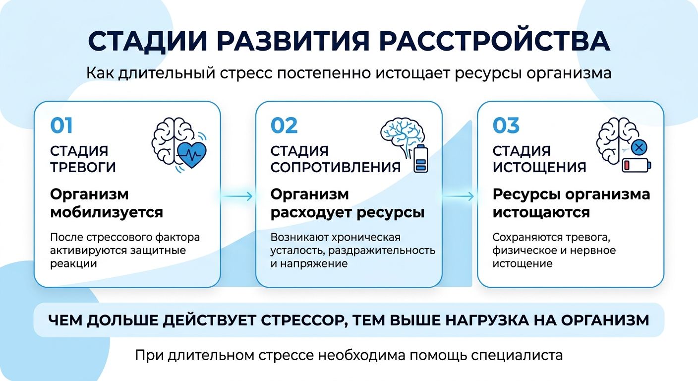 Лечение стресса в Галиче инфографика